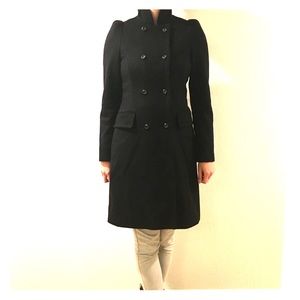 Zara women's long wool coat
